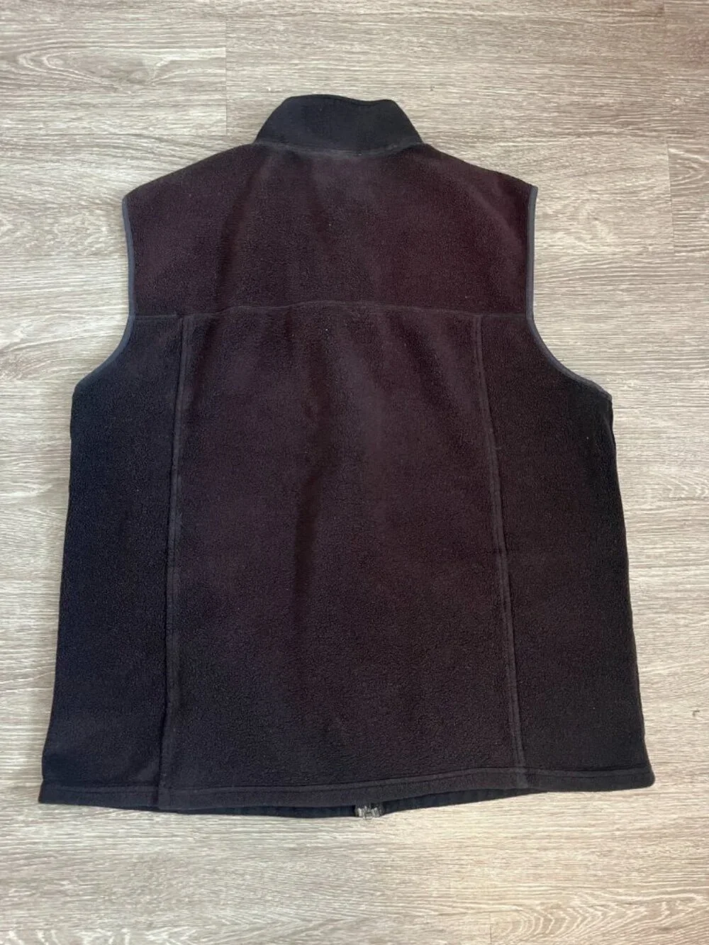 LL Bean Vest Men’s XXL Tall Black Fleece Full Zip Outdoors Hiking Polartech